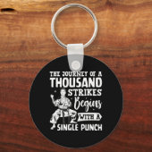 De reis van duizend stakingen begint met een zonde sleutelhanger (Voorkant)