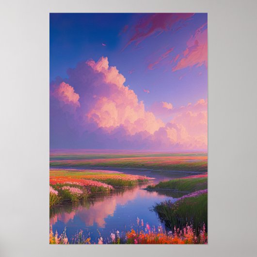 De reis van een rivier poster (Voorkant)