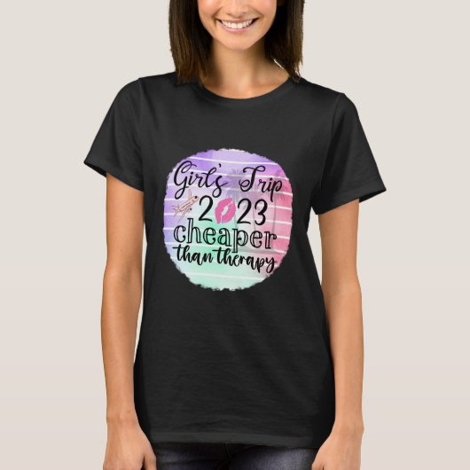 De reis van Girl 2023 is goedkoper dan de therapie T-shirt (Voorkant)
