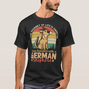 De reis van het leven is zuster wanneer het reizen t-shirt