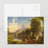 De reis van het leven, jeugd door Thomas Cole Briefkaart (Voorkant / Achterkant)