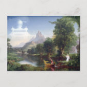 De reis van het leven - Jeugd door Thomas Cole Briefkaart (Voorkant)