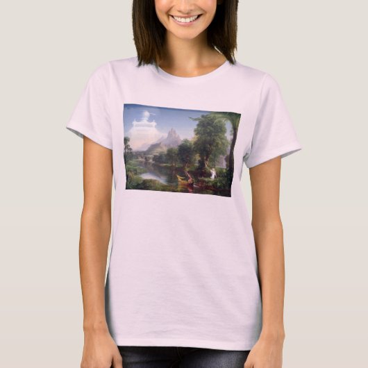 De reis van het leven - Jeugd door Thomas Cole T-shirt (Voorkant)