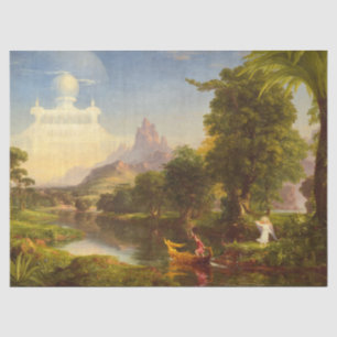 De reis van het leven, jeugd door Thomas Cole Tissuepapier
