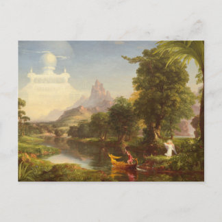 De reis van het leven: Jeugd van Thomas Cole brief Briefkaart