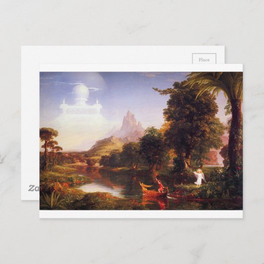 De reis van het leven: Jeugd van Thomas Cole Briefkaart (Voorkant / Achterkant)