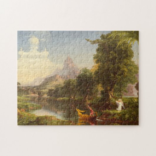 De reis van het leven: Jeugd van Thomas Cole Legpuzzel (Horizontaal)