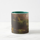 De reis van het leven: Kinderkap, 1842 (olie op do Mok (Midden)