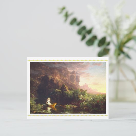 De reis van het leven - Kindertijd (1842) Briefkaart (Staand voorkant)