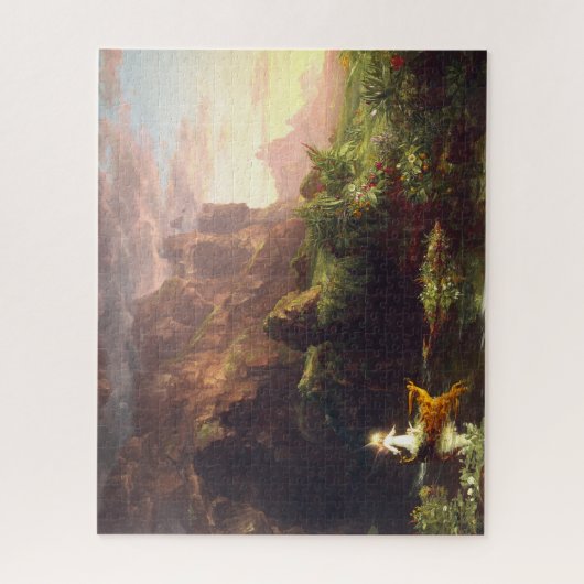 De reis van het leven - Kindertijd (1842) Legpuzzel (Verticaal)