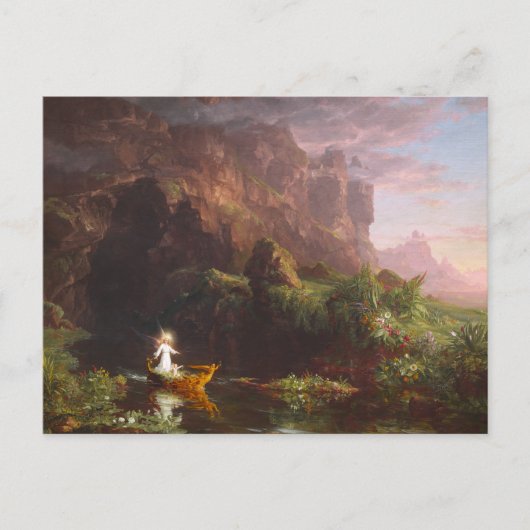 De reis van het leven: Kindertijd Briefkaart (Voorkant)