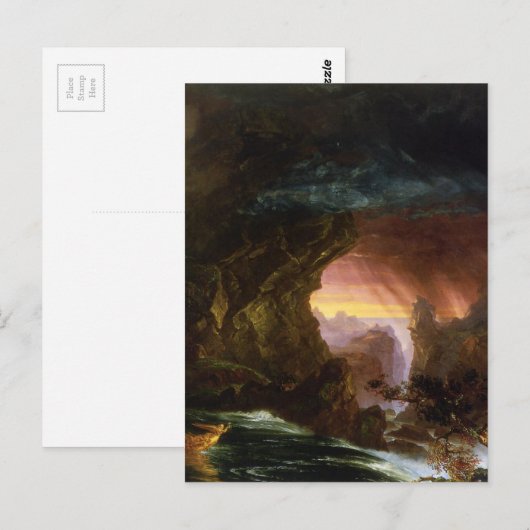 De reis van het leven: Manhood Thomas Cole Briefkaart (Voorkant / Achterkant)