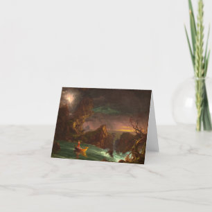 De reis van het leven, mannelijkheid door Thomas C Bedankkaart