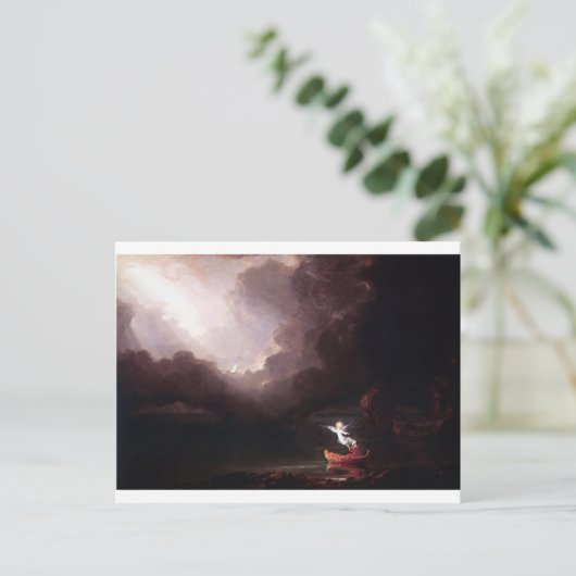 De reis van het leven: Oude leeftijd door Thomas C Briefkaart (Staand voorkant)