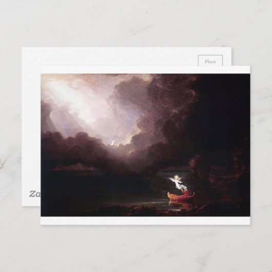 De reis van het leven: Oude leeftijd door Thomas C Briefkaart (Voorkant / Achterkant)