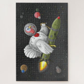 De reis van Rocket Turkey door de ruimte Legpuzzel (Verticaal)