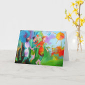 De reis van Sisterhood Wenskaarten Kaart (Gele Bloem)