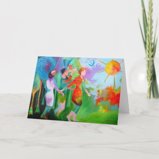 De reis van Sisterhood Wenskaarten Kaart (Voorkant)