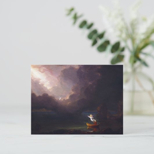 De reis van Thomas Cole naar het oude leven Briefkaart (Staand voorkant)