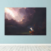 De reis van Thomas Cole naar het oude leven Canvas Afdruk (Insitu (Houten vloer))
