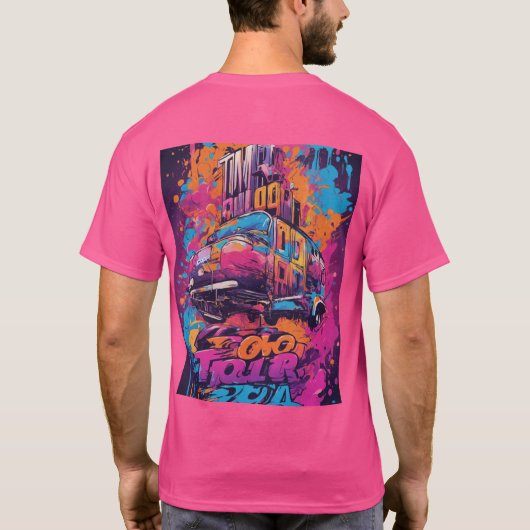 De reis van Tim en Log T-shirt (Achterkant)