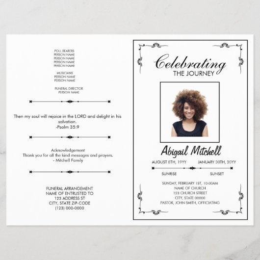 De reis vieren flyer (Voorkant)