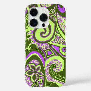De Reis Vintage Psychedelisch BloemenPaisley van iPhone 16 Pro Hoesje