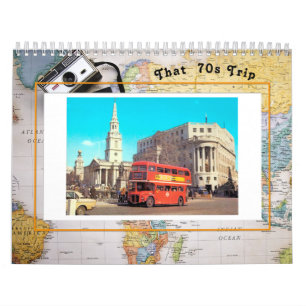 De reisagenda van 70 jaar kalender