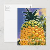 De reisdruk van de Big Pineapple Queensland Briefkaart (Voorkant / Achterkant)