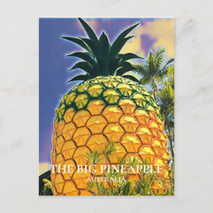 De reisdruk van de Big Pineapple Queensland Briefkaart
