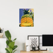 De reisdruk van de Big Pineapple Queensland Poster (Thuiskantoor)