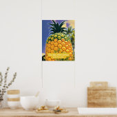 De reisdruk van de Big Pineapple Queensland Poster (Keuken)