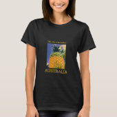De reisdruk van de Big Pineapple Queensland T-shirt (Voorkant)