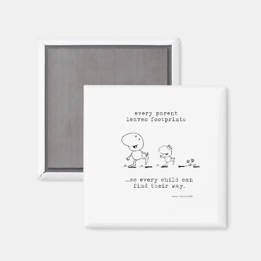 De reismagneet magneet (Voorkant / Achterkant)