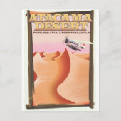 De reisposter Atacama Desert Adventure. Briefkaart (Voorkant)