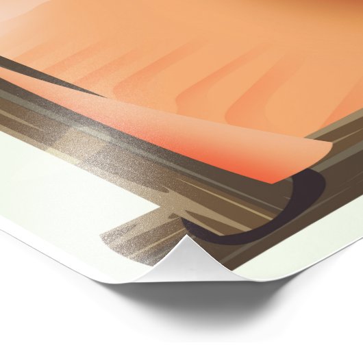 De reisposter Atacama Desert Adventure. Foto Afdruk (Hoek)