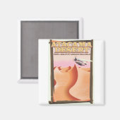 De reisposter Atacama Desert Adventure. Magneet (Voorkant / Achterkant)