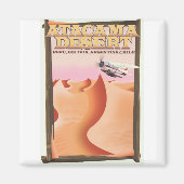 De reisposter Atacama Desert Adventure. Magneet (Voorkant)