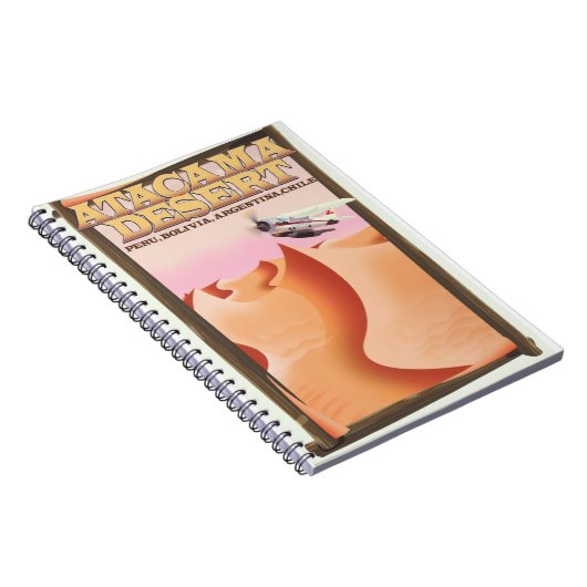 De reisposter Atacama Desert Adventure. Notitieboek (Rechterzijde)