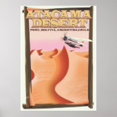 De reisposter Atacama Desert Adventure. Poster (Voorkant)