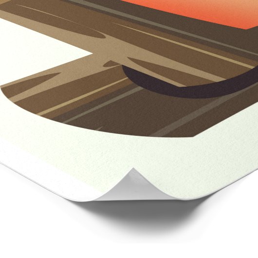 De reisposter Atacama Desert Adventure. Poster (Hoek)