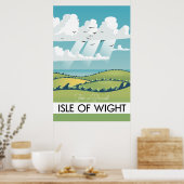 de reisposter isle of wight . poster (Keuken)