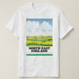 De reisposter Noordoost-Engeland. T-shirt