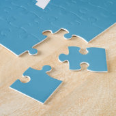 De reisposter South Africa Map Illustration. Legpuzzel (Zijkant)