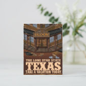 De reisposter Texas 'The lone star state' Briefkaart (Staand voorkant)