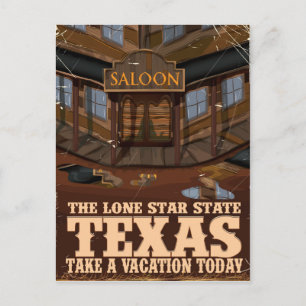 De reisposter Texas 'The lone star state' Briefkaart