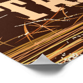 De reisposter Texas 'The lone star state' Poster (Hoek)