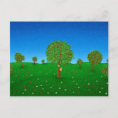 De reisstructuur briefkaart (Voorkant)