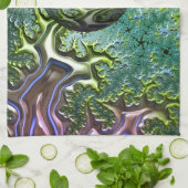 De reistheehanddoek theedoek (Gevouwen)