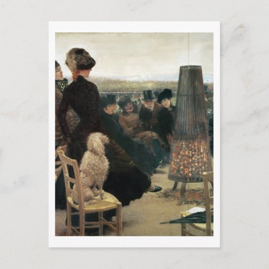 De Reizen in Auteuil, deel van een triptych (olie Briefkaart (Voorkant)